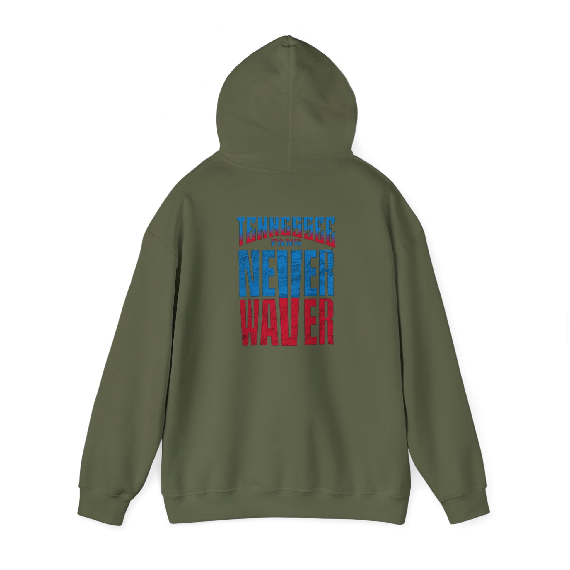 Tennessee Fans Never Waver Unisex Heavy Blend™ Hooded Sweatshirt – Casual Comfort for All Occasions - Never Waver