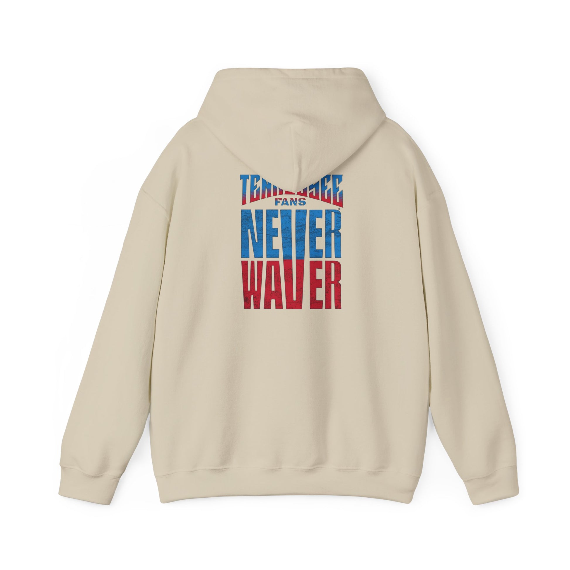 Tennessee Fans Never Waver Unisex Heavy Blend™ Hooded Sweatshirt – Casual Comfort for All Occasions - Never Waver