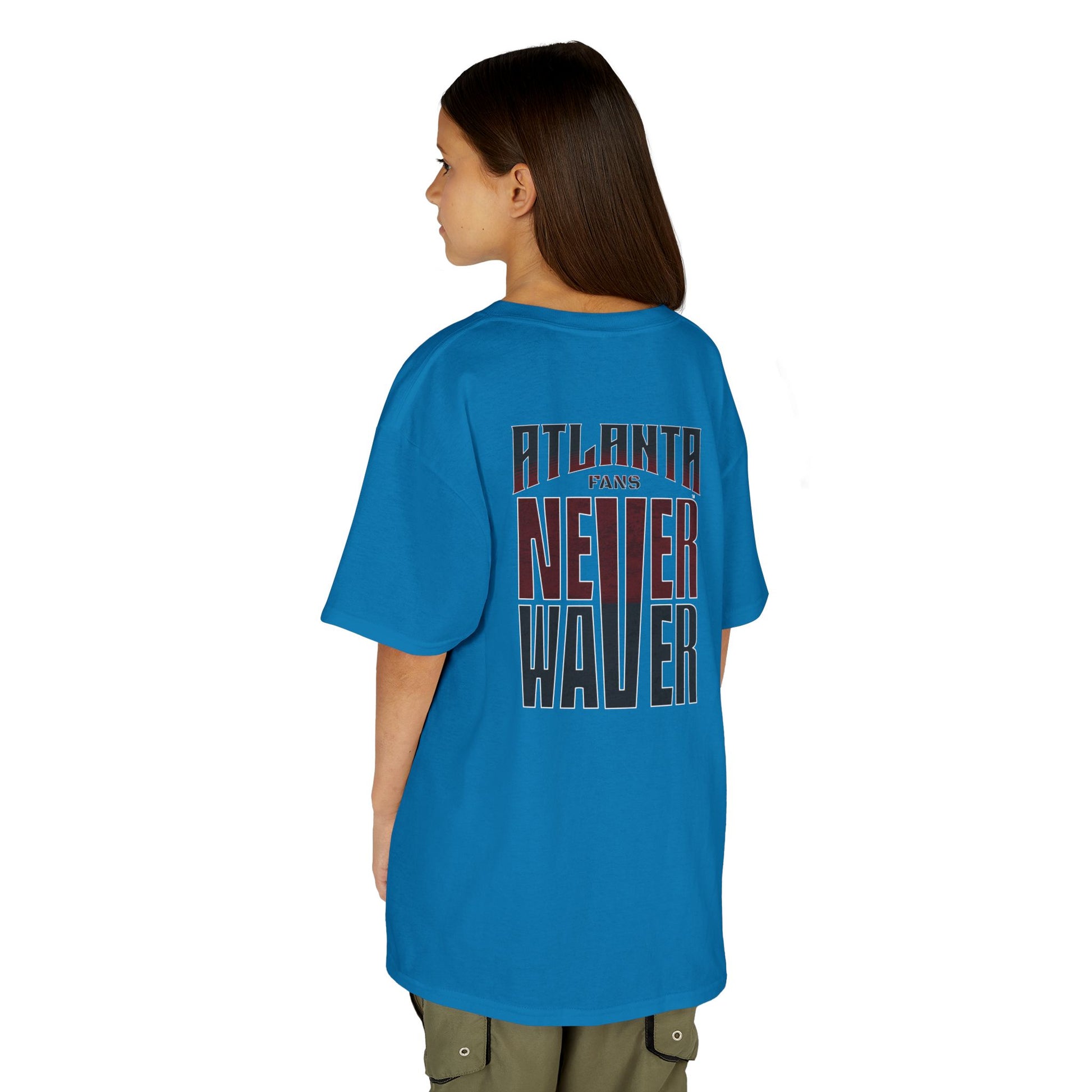 Atlanta Fans Never Waver Kids Heavy Cotton™ Tee - Never Waver