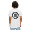 Unisex Garment-Dyed Pocket T-Shirt | "Never Waver PAPA Because Grandpa Is For Old Guy" Graphic Tee for Everyday Wear - Never Waver