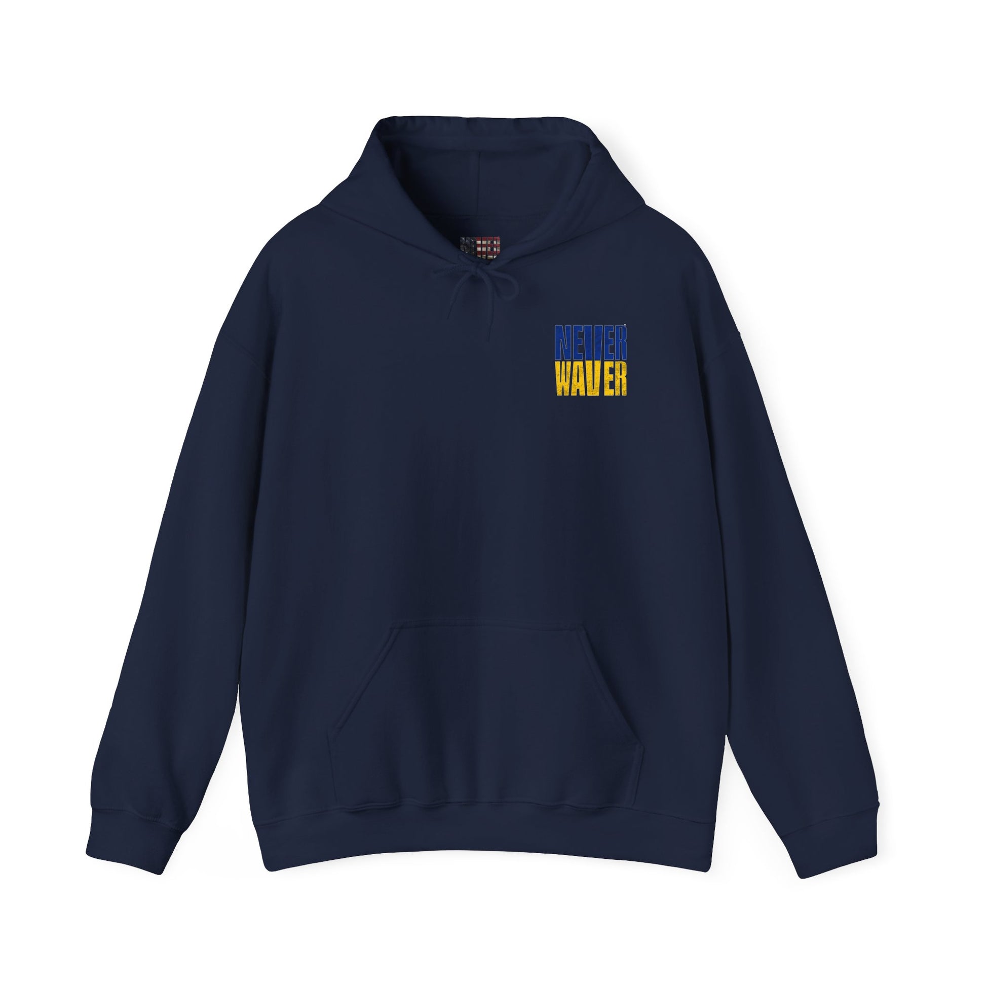 Inspired Unisex Heavy Blend™ Hooded Sweatshirt -Los Angeles Fans NEVER WAVER Graphic - Never Waver