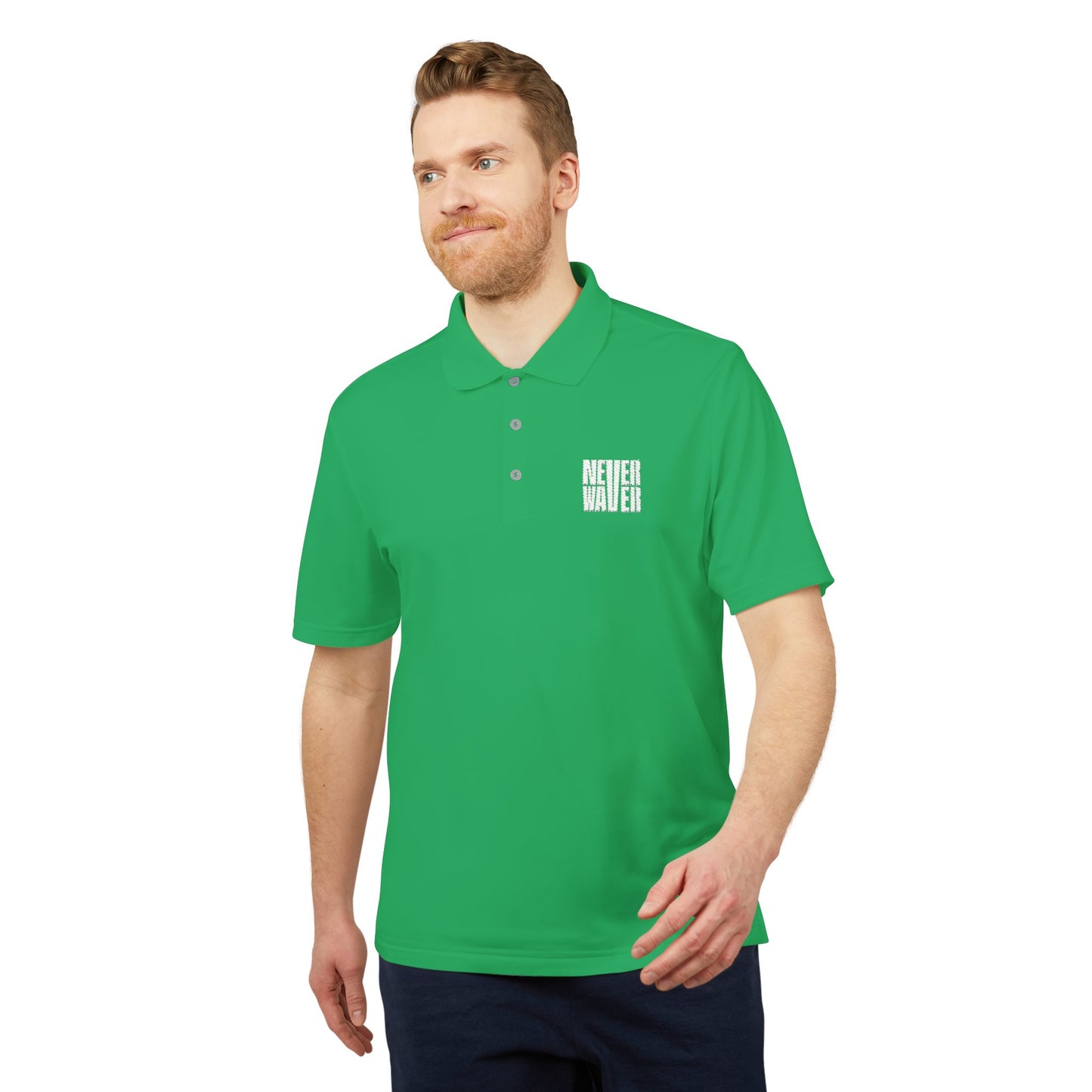 Unisex Never Waver Performance Polo Shirt - Activewear, Gym, Sports, Casual, Gift for Him/Her, Comfortable Fit