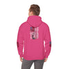 Unisex Heavy Blend™ Hooded Sweatshirt - Stylish Comfort with 'Never Waver Trump Fist Pump W Jesus  Protection' Design - Never Waver