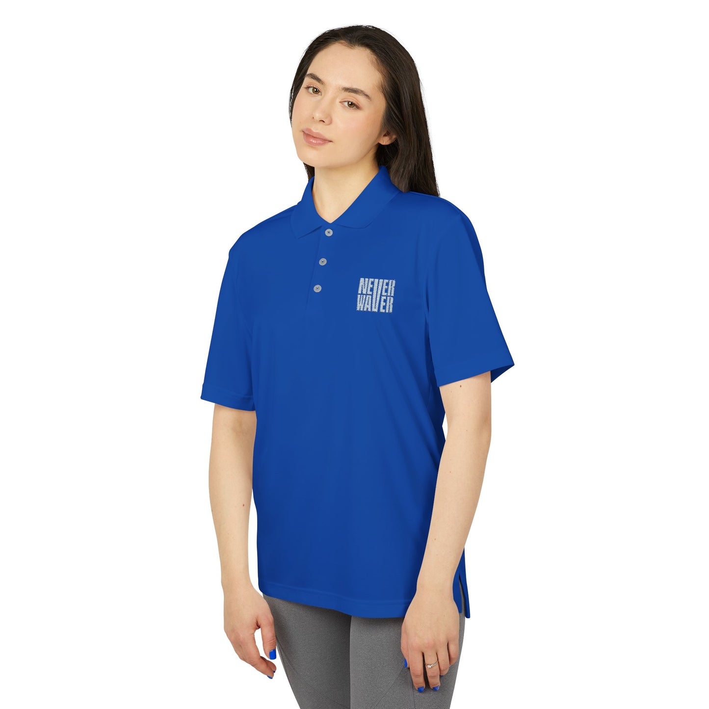 adidas Unisex Performance Polo - 'Never Waver' Athletic Shirt