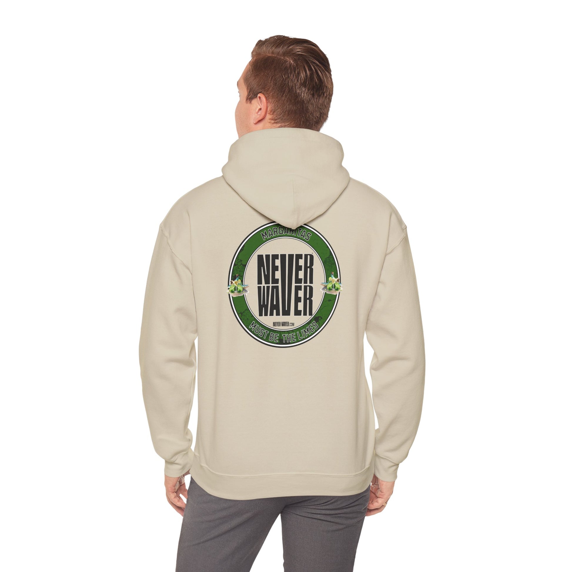 Eco-Friendly Unisex Hoodie: "Margaritas Never waver It must be the Limes?" - Never Waver