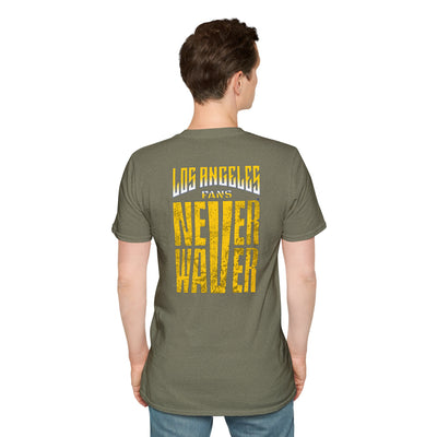 Los Angeles Fans Never Waver Unisex Softstyle T-Shirt - Never Waver