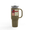 Never Waver Husband Daddy Protector Hero Insulated Travel Mug, 40oz - Never Waver