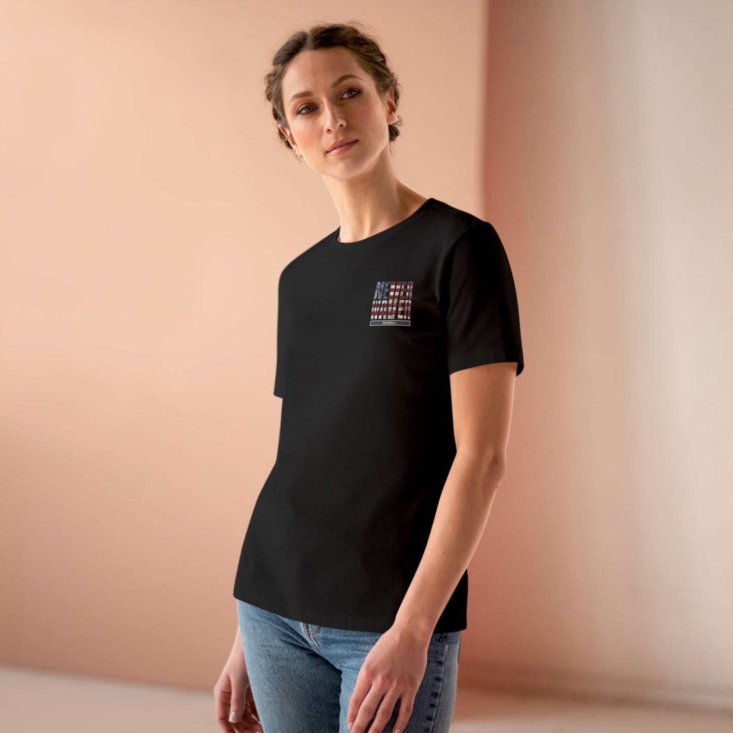 Never Waver Golf Women's Cotton Tee - Never Waver