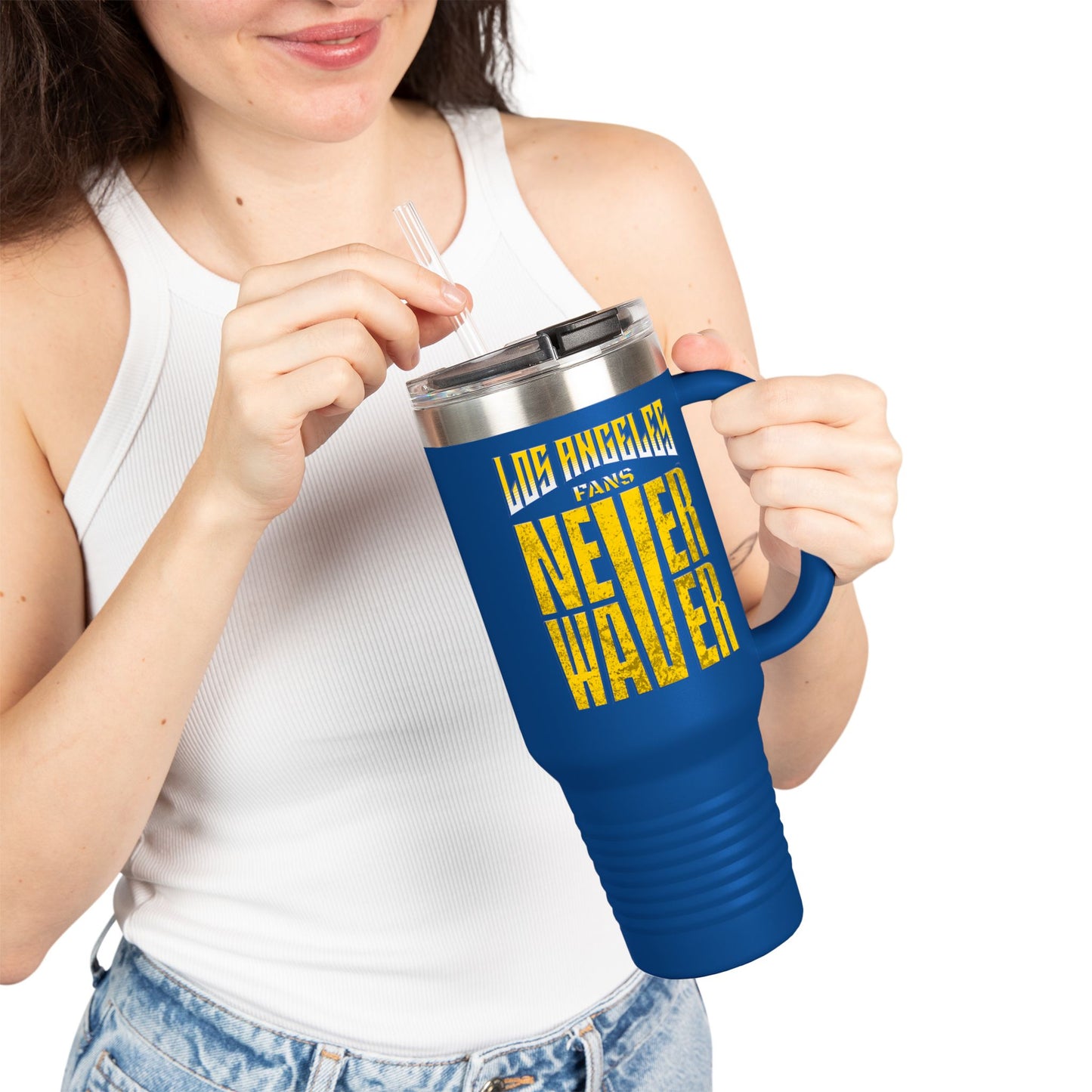 Los Angeles Fans Never Waver Travel Mug
