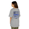 Never Waver Back The Blue  Kids Heavy Cotton™ Tee - Never Waver