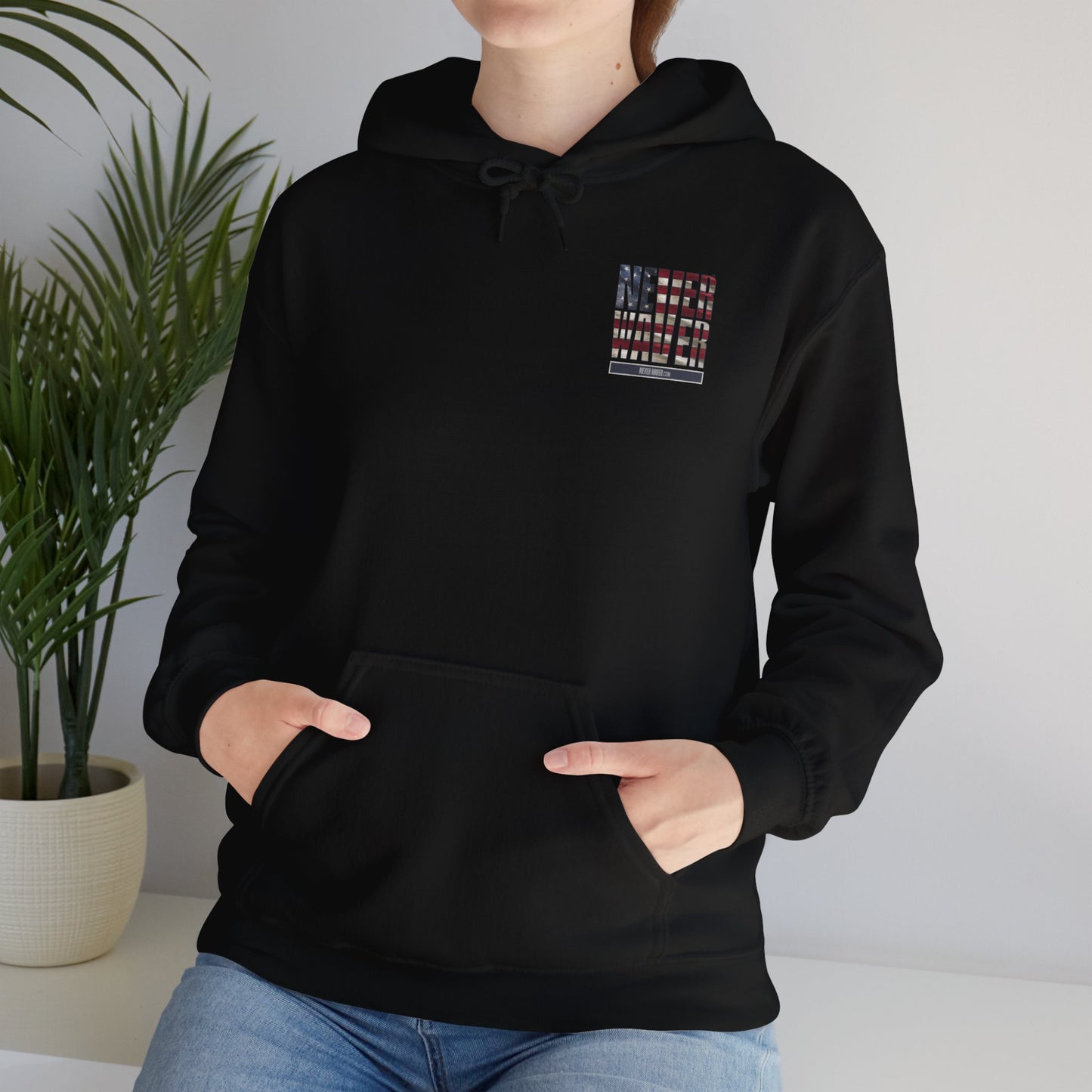 Never Waver Golf Hoodie - Unisex Heavy Blend™ Sweatshirt - Never Waver