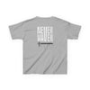 Kids Golf Tee -Never Waver” Jesus a bold, eye-catching design that reflects a steadfast faith and confidence in Christ. - Never Waver
