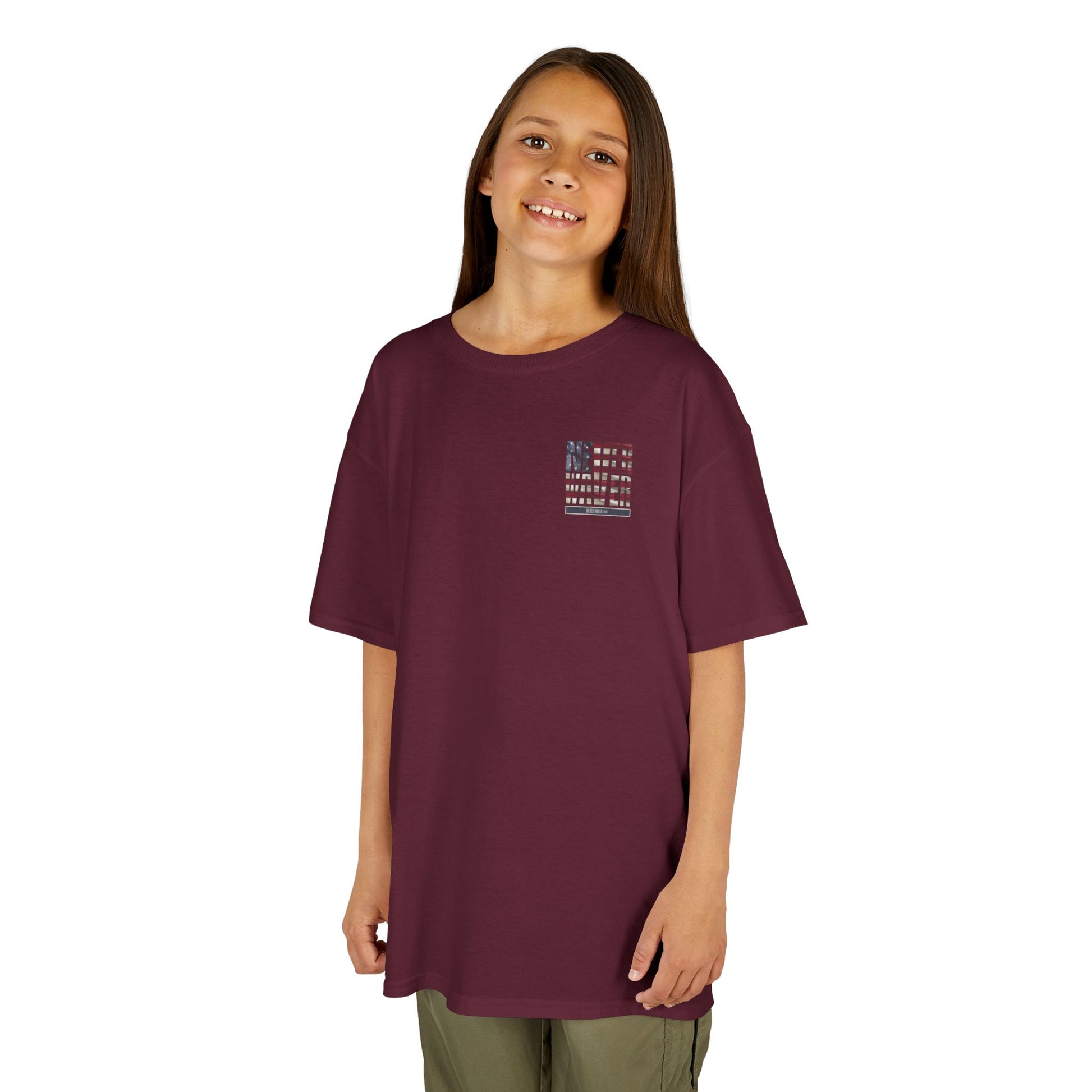 America Never Waver Kids Heavy Cotton™ Tee - Never Waver