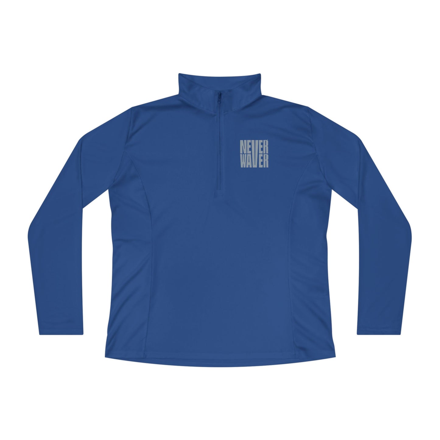 Ladies Quarter-Zip Pullover - Never Waver Activewear - Never Waver