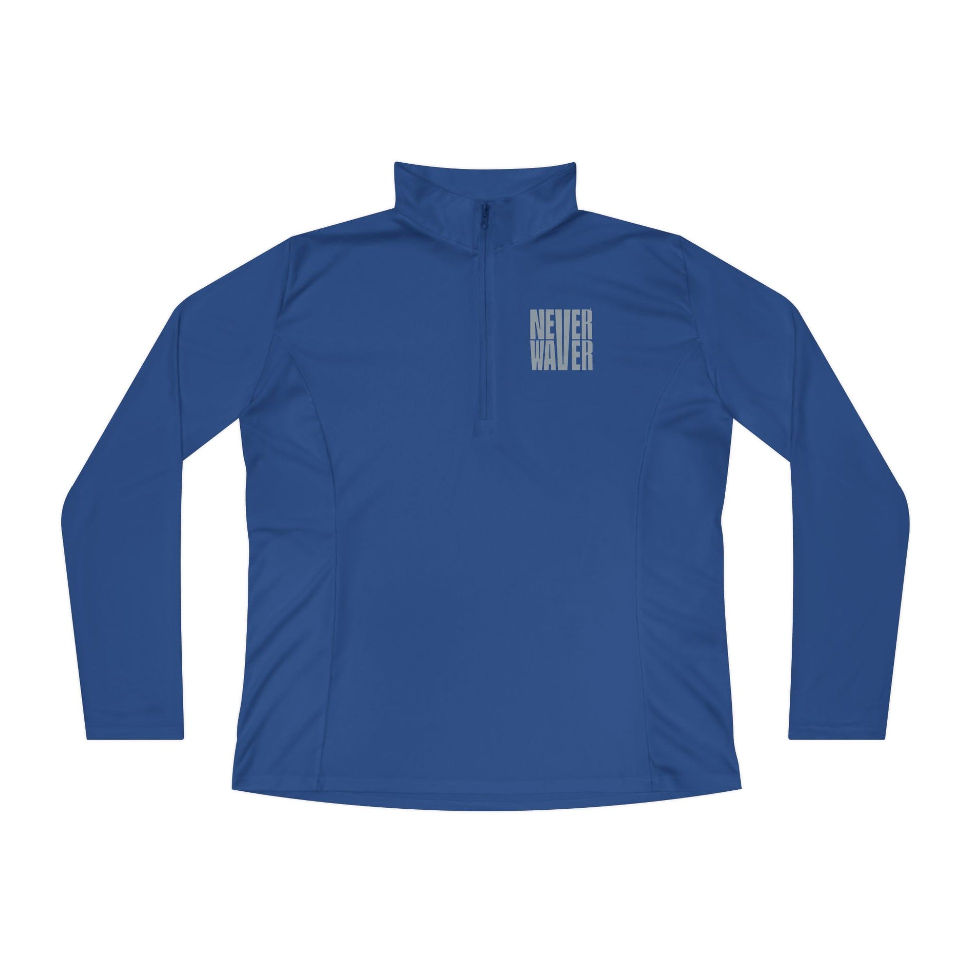 Ladies Quarter-Zip Pullover - Never Waver Activewear - Never Waver