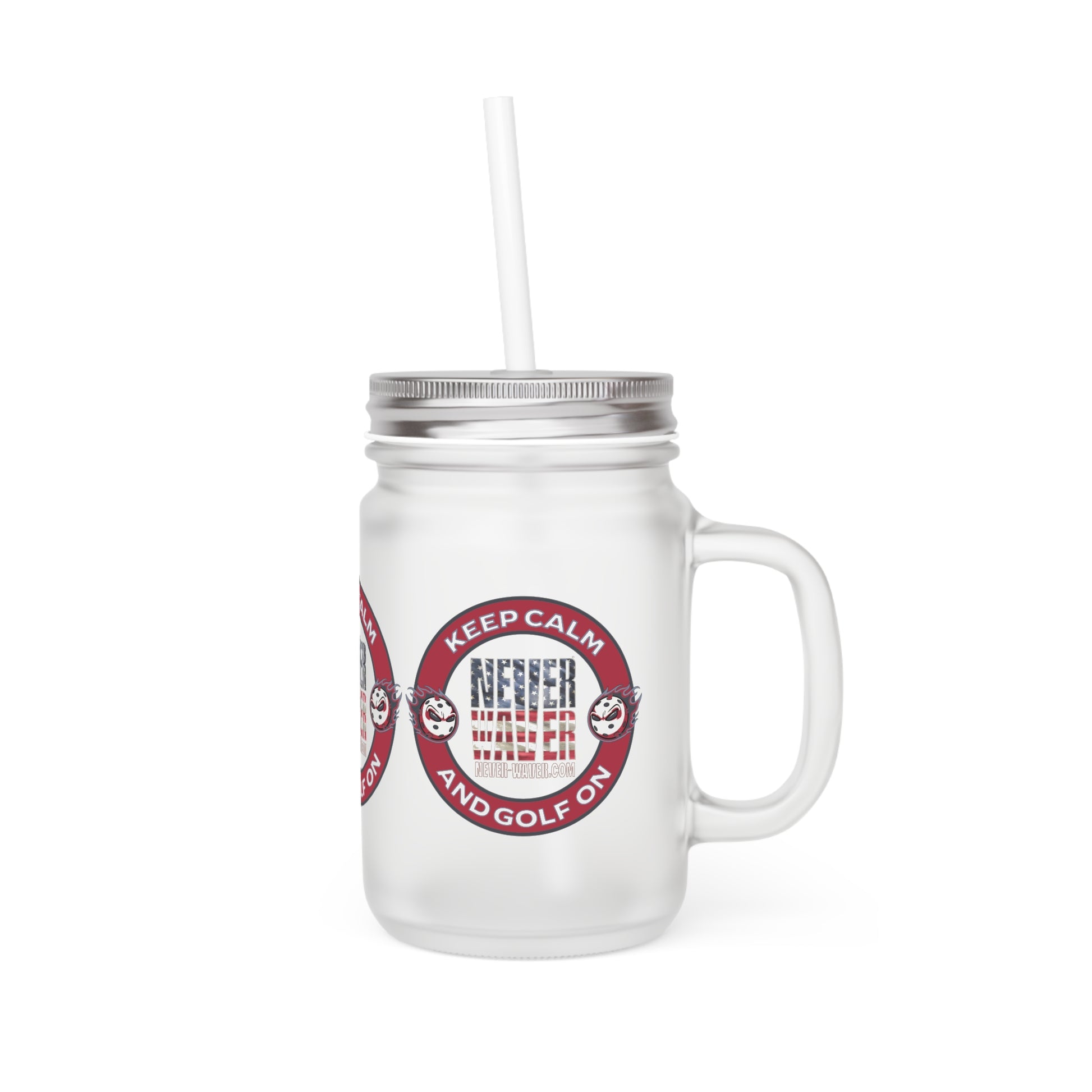 Never Waver Golf Mason Jar Cup - Perfect for Golf Lovers! - Never Waver