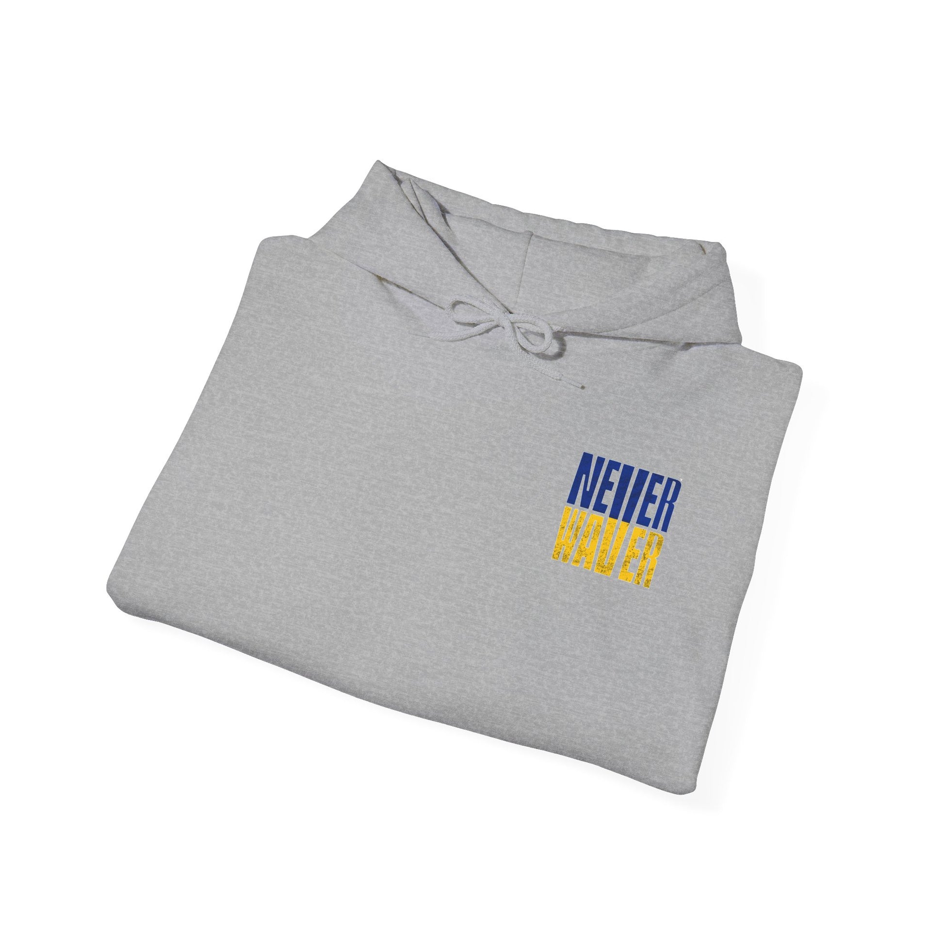 Inspired Unisex Heavy Blend™ Hooded Sweatshirt -Los Angeles Fans NEVER WAVER Graphic - Never Waver
