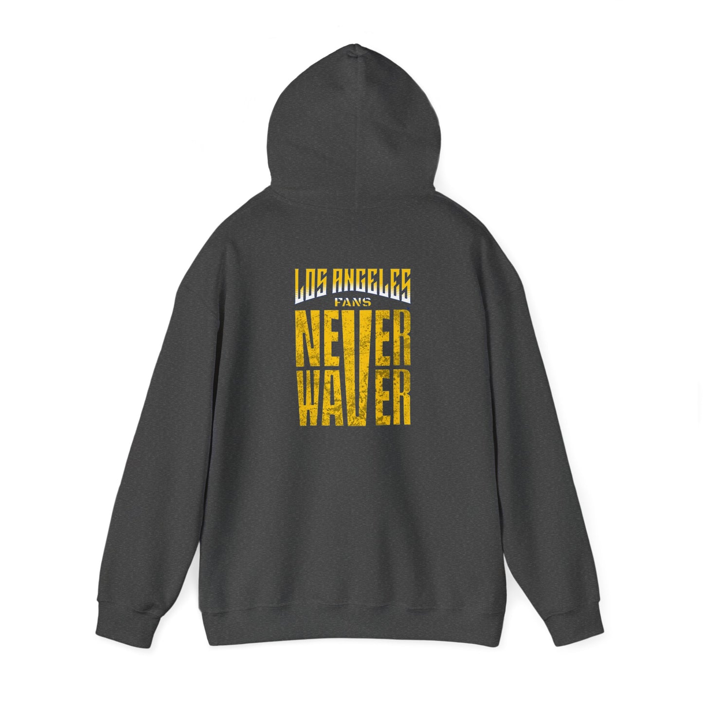 Unisex Heavy Blend™ Hooded Sweatshirt - "Los Angeles Fans Never Waver" Inspirational Hoodie - Never Waver