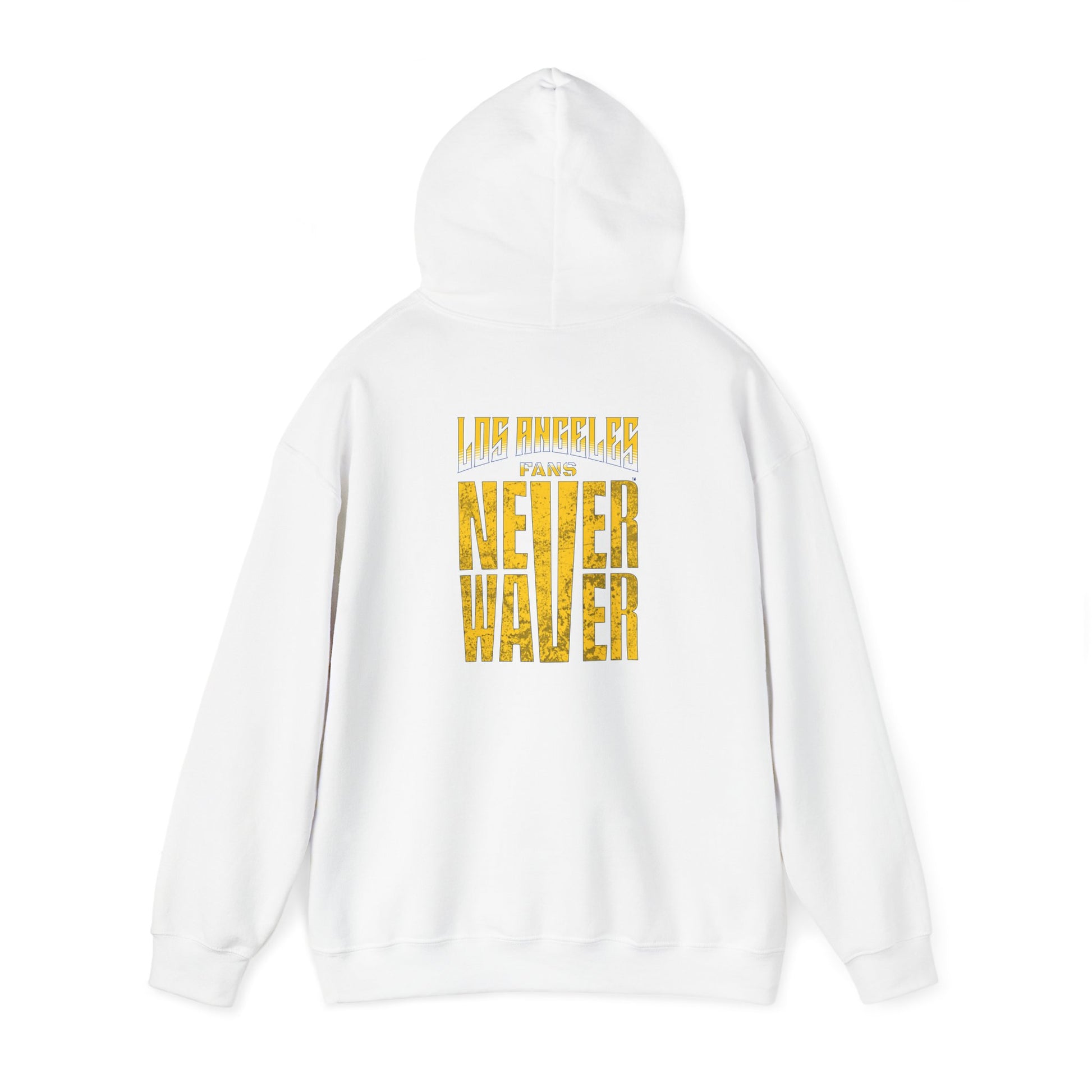 Unisex Heavy Blend™ Hooded Sweatshirt - "Los Angeles Fans Never Waver" Inspirational Hoodie - Never Waver