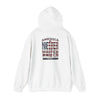 Patriotic Unisex Heavy Blend™ Hooded Sweatshirt - 'America Never Waver' - Never Waver