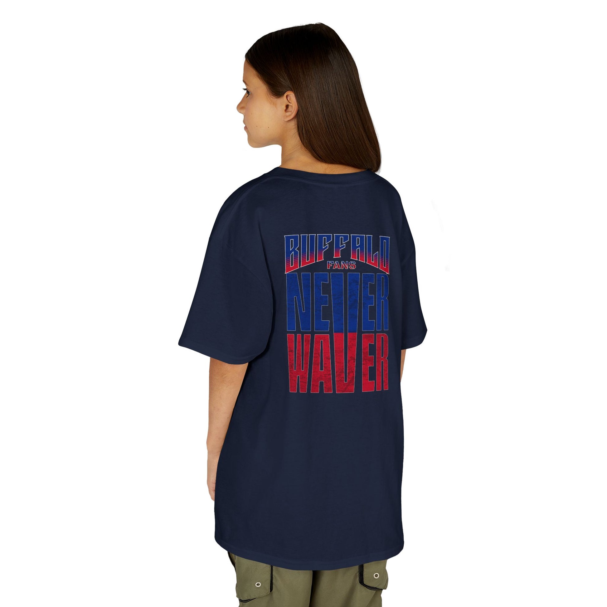 Buffalo Fans Never Waver Kids Heavy Cotton™ Tee - Never Waver