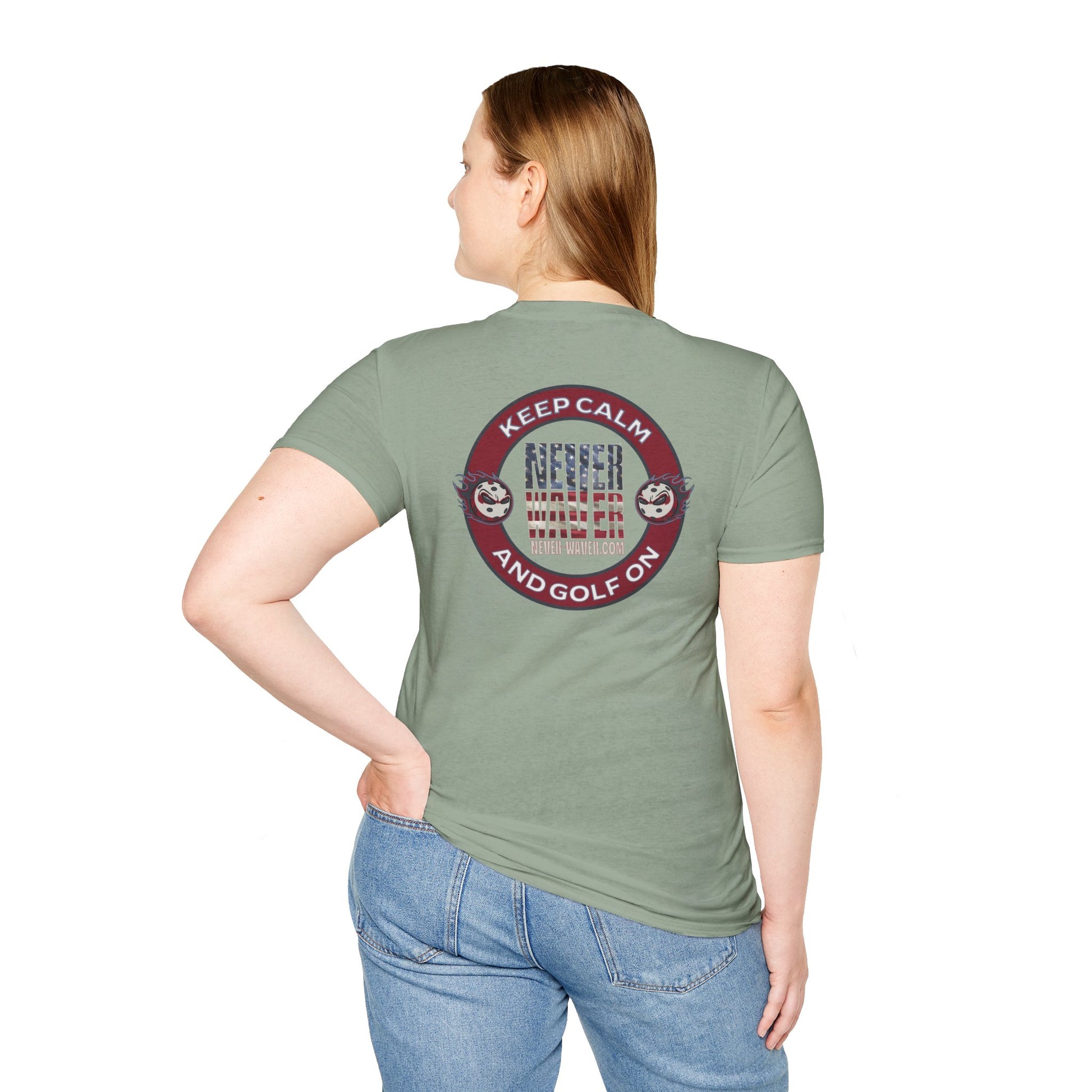 Never Waver Golf Unisex Soft style T-Shirt - Never Waver