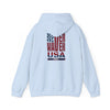 Patriotic Unisex Hooded Sweatshirt - 'Better Water USA' Design - Never Waver