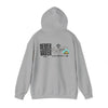 Unisex Heavy Blend™ Hooded Sweatshirt - "Never Waver I'll Bring The Getaway Car" Inspirational Hoodie - Never Waver