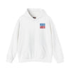 Unisex Heavy Blend™ Hooded Sweatshirt - 'Tennessee Fans Never Waver W Leopard Football' Casual Comfort for Team Fans - Never Waver