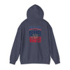 Unisex Heavy Blend™ Hooded Sweatshirt - New England Fans Never Waver w Leopard football - Never Waver