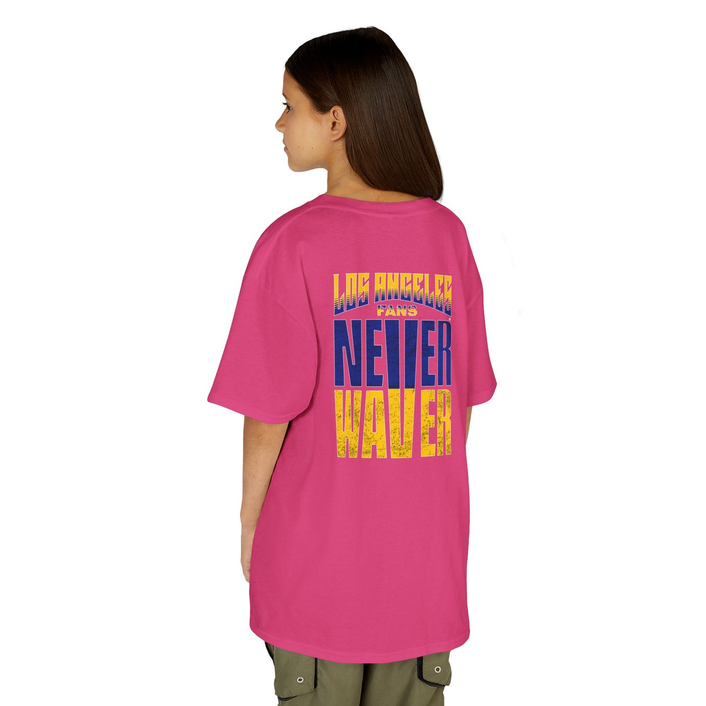 Los Angeles  Fans Never Waver Kids Heavy Cotton™ Tee - Never Waver