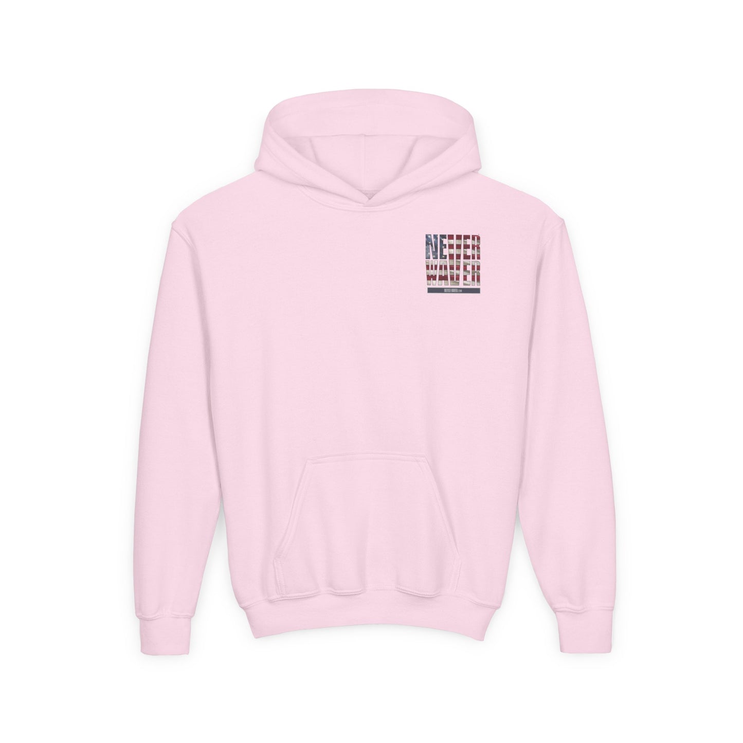 Youth Golf Hoodie - "Never Waver Golf" Sweatshirt for Young Golfers - Never Waver
