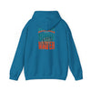 Unisex Heavy Blend™ Hooded Sweatshirt -Miami Fans  NEVER WAVER w Leopard Football | Cozy Streetwear for Every Day - Never Waver