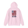 Patriotic Unisex Hooded Sweatshirt - 'Better Water USA' Design - Never Waver