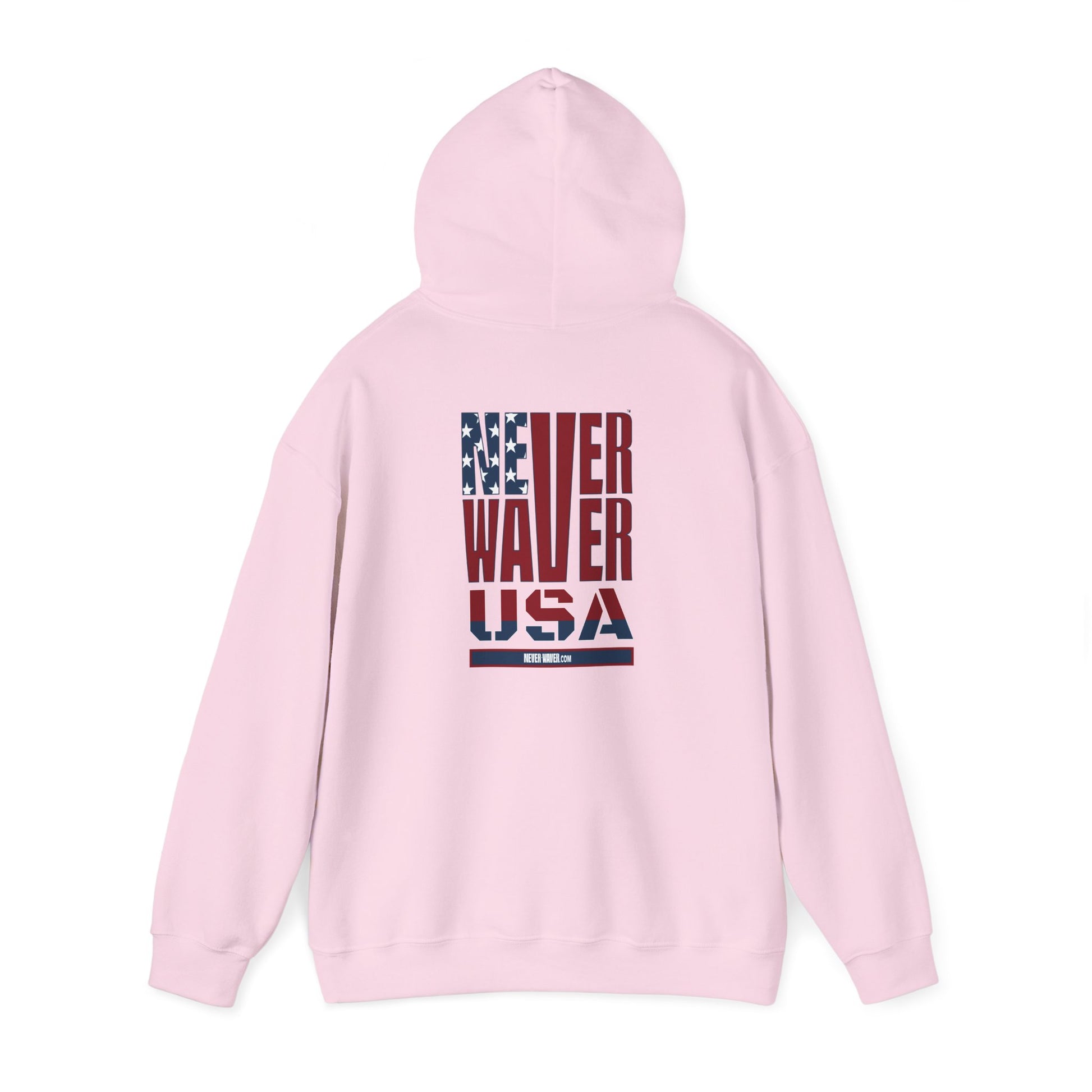 Patriotic Unisex Hooded Sweatshirt - 'Better Water USA' Design - Never Waver