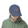 Distressed Cap - "Never Waver" Statement Hat for Everyday Style Patriotic