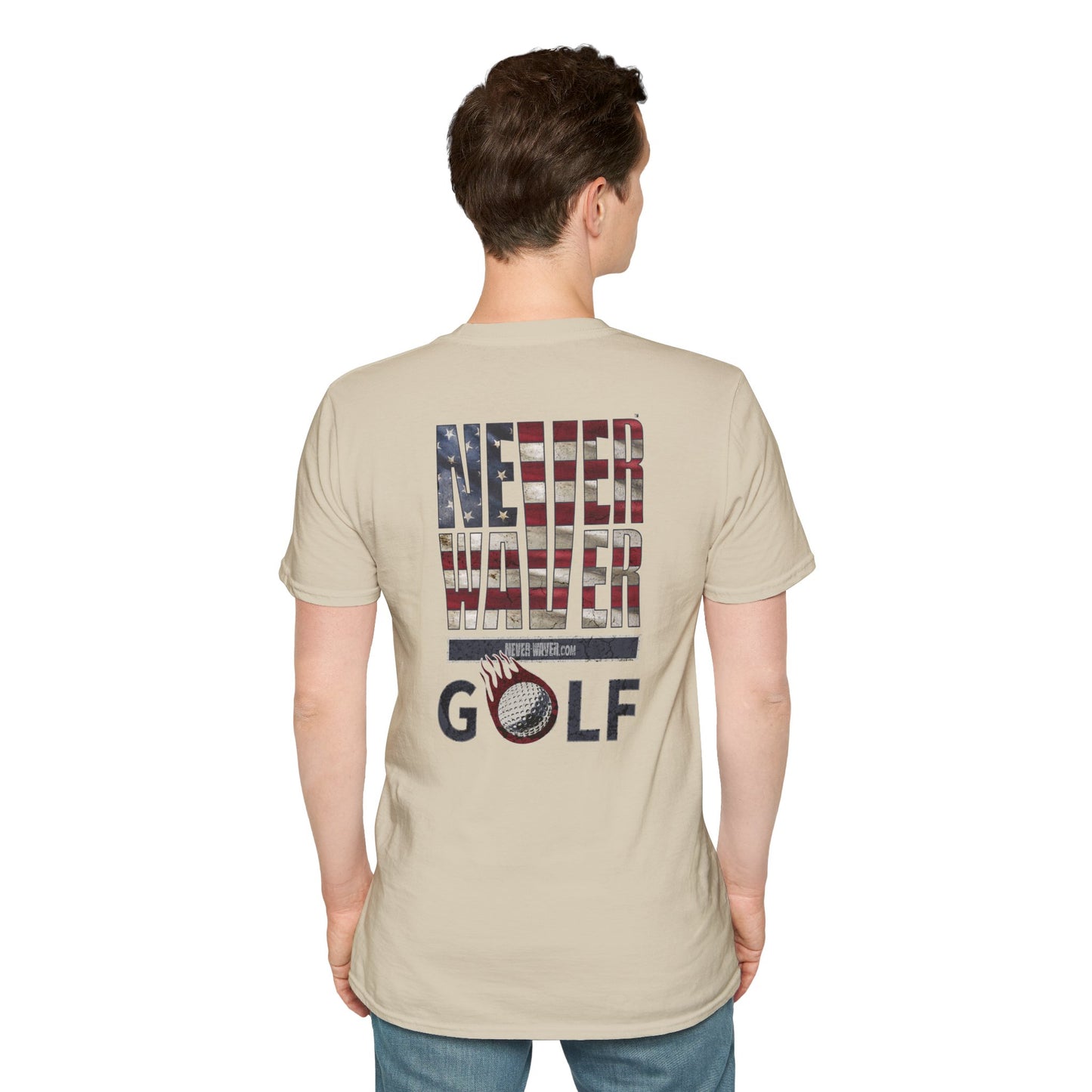 Never Waver Golf Unisex Soft style T-Shirt - Never Waver