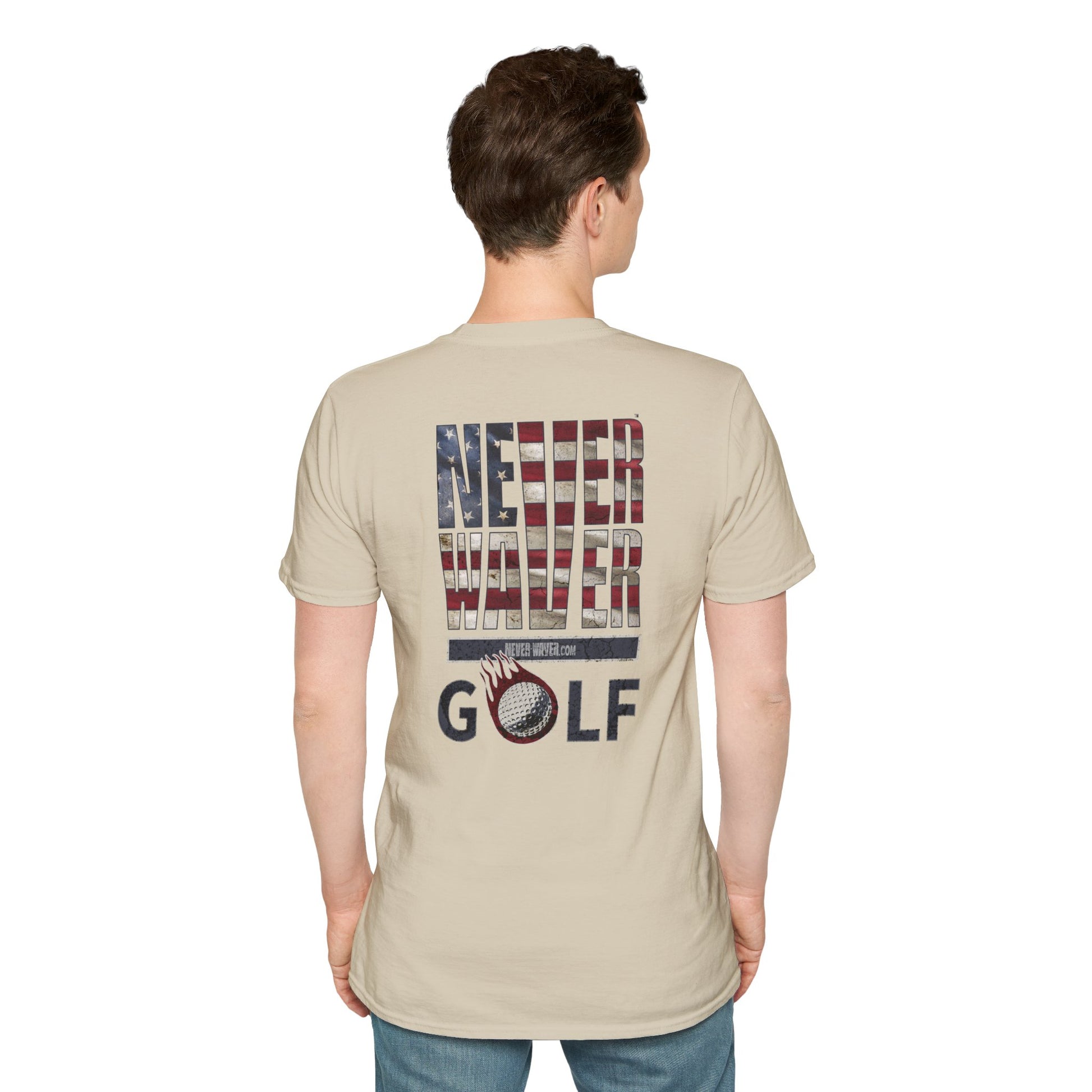 Never Waver Golf Unisex Soft style T-Shirt - Never Waver