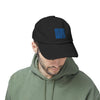 Unisex Distressed Cap - ‘NEVER WAVER’ Motivational Hat for Everyday Inspiration