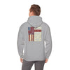 Never Waver Husband Daddy Protector Hero Unisex Heavy Blend™ Hooded Sweatshirt - Cozy, Motivational Apparel for Everyday Wear - Never Waver