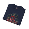 Never Waver Be Red White & a Little Bougie Unisex Softstyle T-Shirt - Never Waver