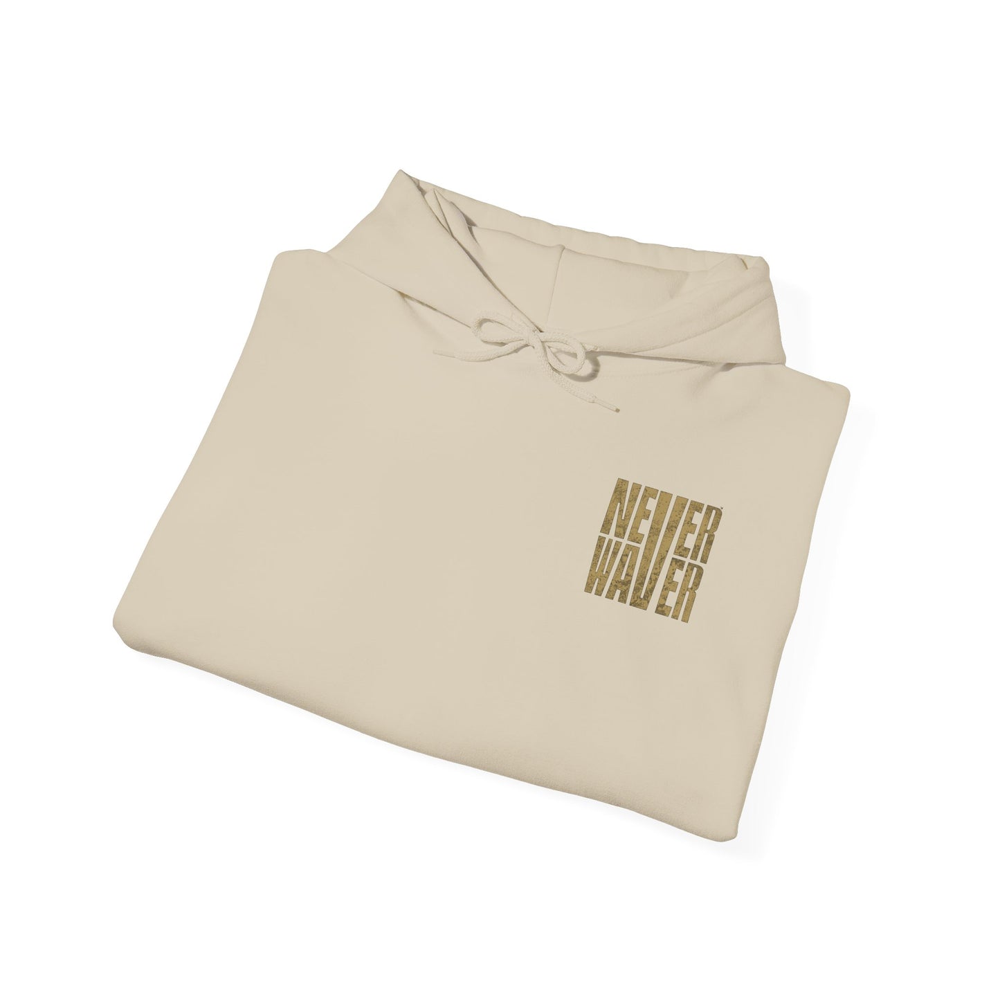 New Orleans Fans Never Waver Unisex Heavy Blend™ Hoodie - Motivational Sweatshirt for Fans - Never Waver