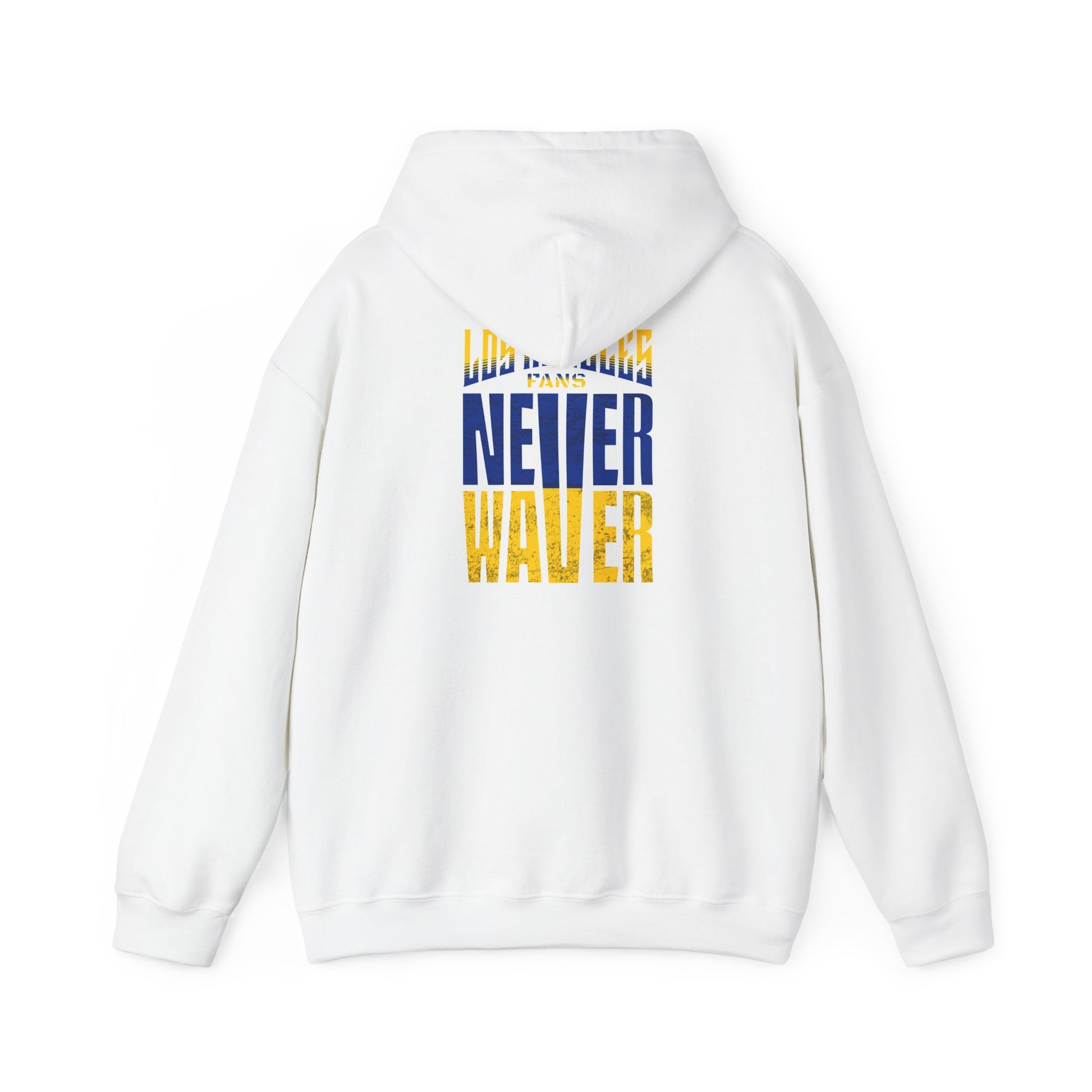 Inspired Unisex Heavy Blend™ Hooded Sweatshirt -Los Angeles Fans NEVER WAVER Graphic - Never Waver