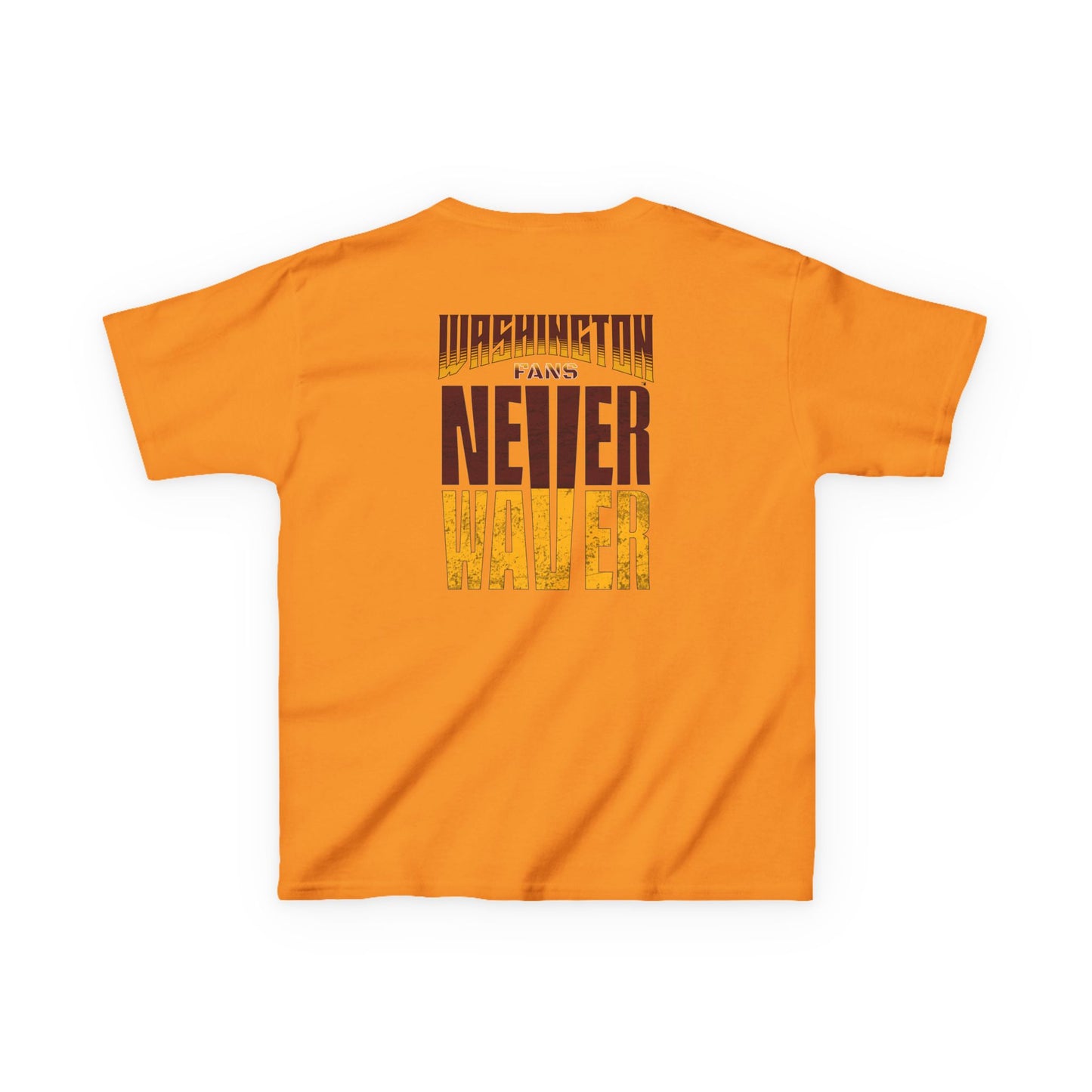 Washington Fans Never Waver Kids Heavy Cotton™ Tee - Never Waver