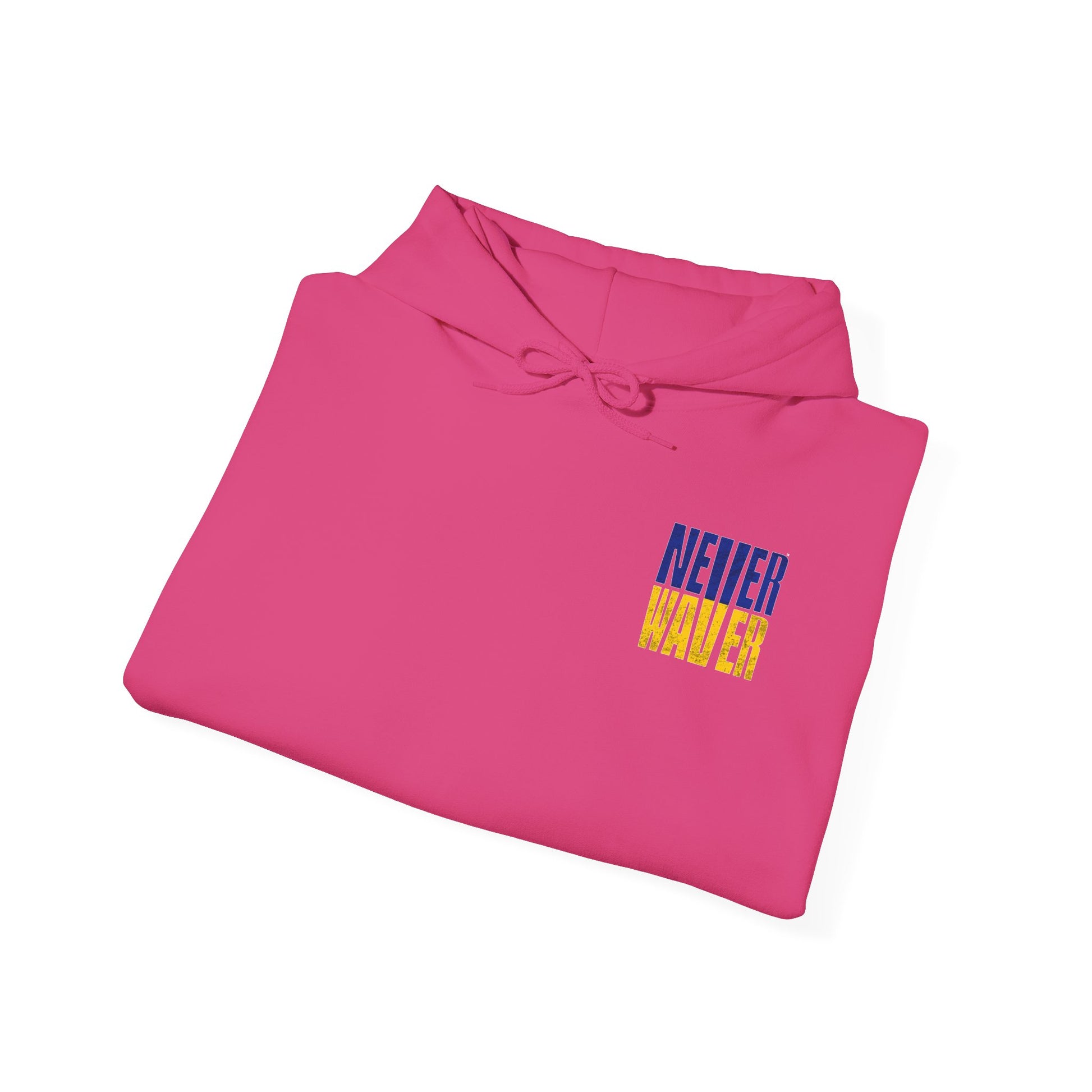 Inspired Unisex Heavy Blend™ Hooded Sweatshirt -Los Angeles Fans NEVER WAVER Graphic - Never Waver