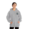 New York Fans Never Waver W Leopard Football Unisex Heavy Blend™ Hooded Sweatshirt - Never Waver