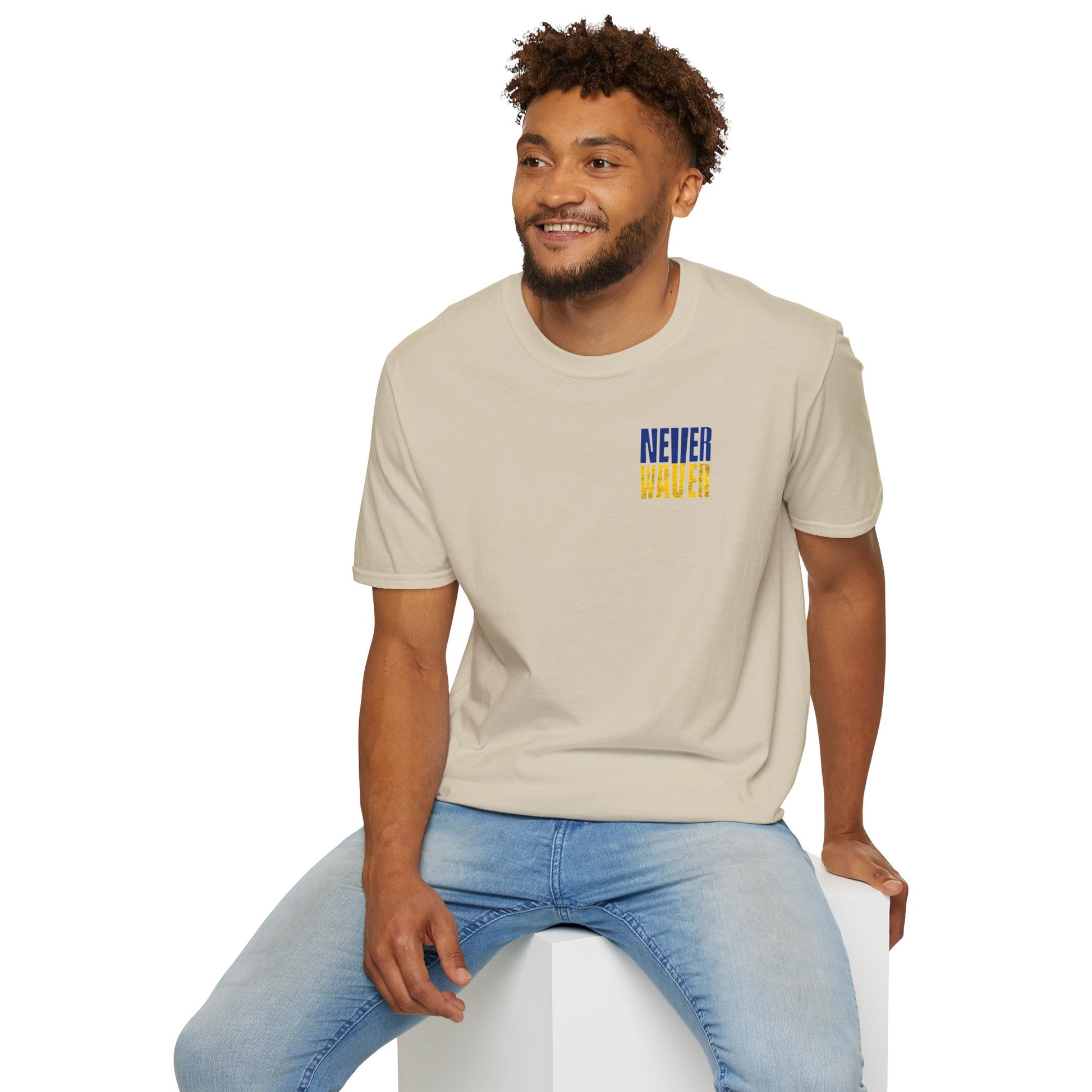 Los Angeles Fans Never Waver Unisex Softstyle T-Shirt - Never Waver