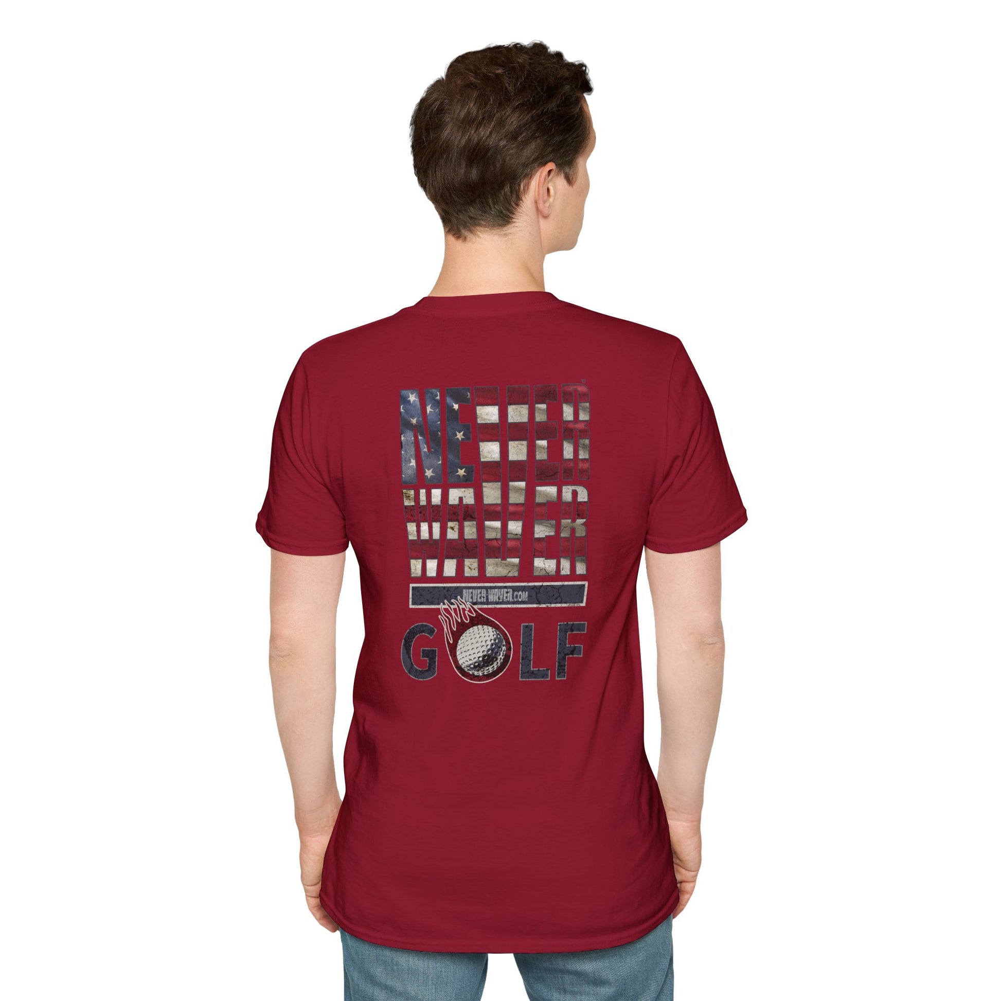 Never Waver Golf Unisex Soft style T-Shirt - Never Waver