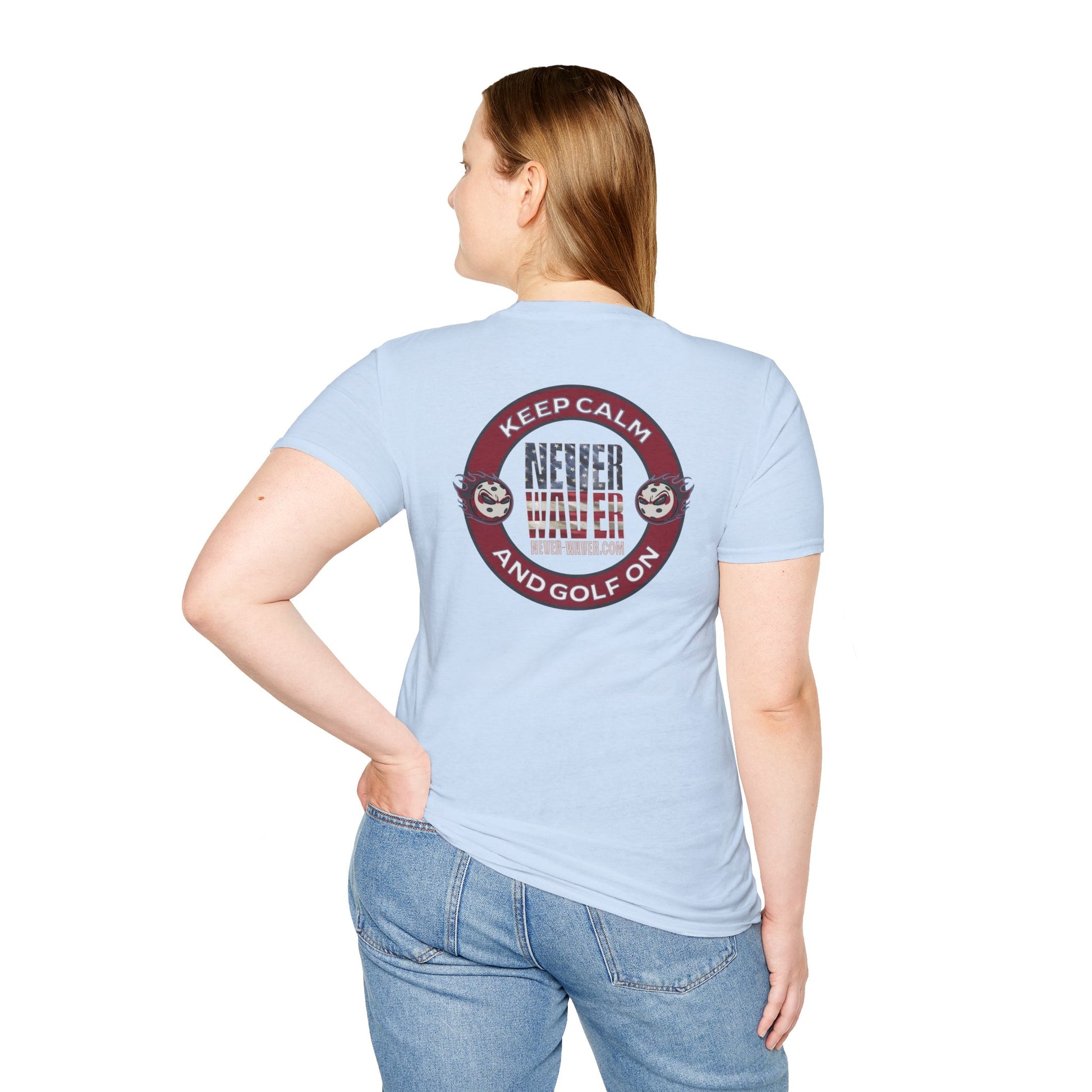 Never Waver Golf Unisex Soft style T-Shirt - Never Waver