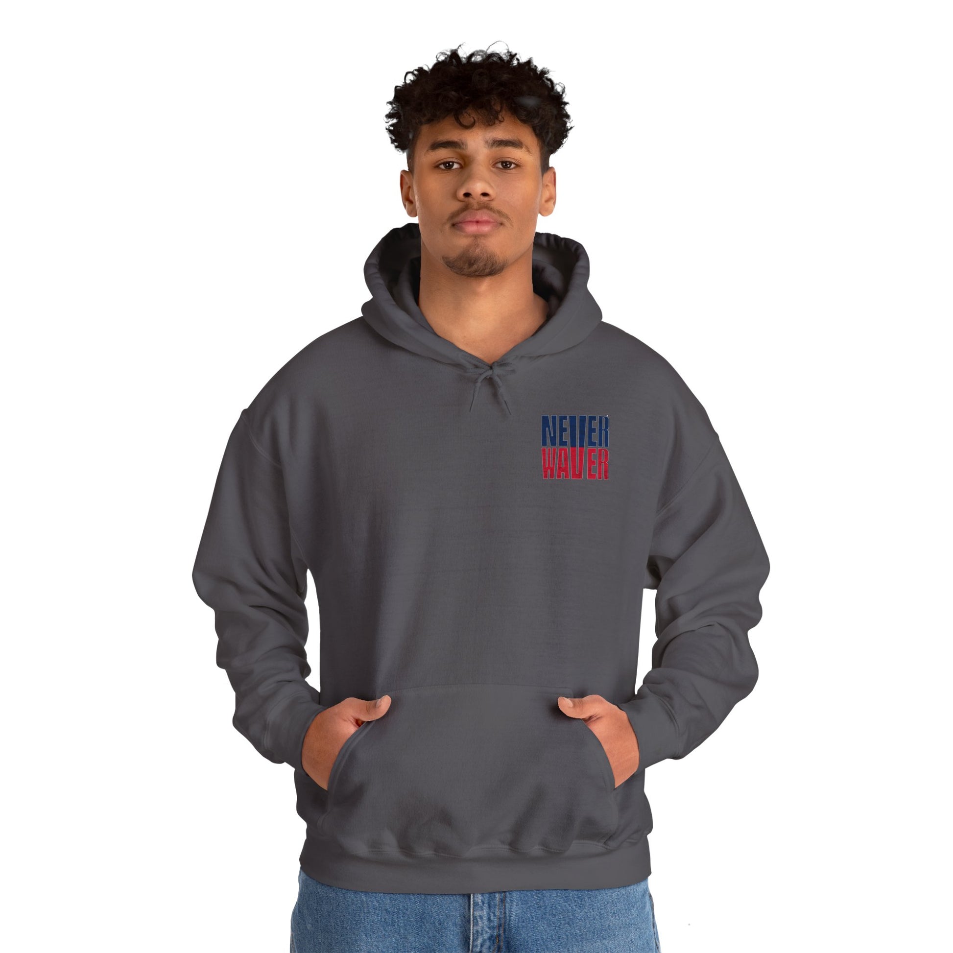New England Fans Never Waver Heavy Blend Hoodie - Never Waver